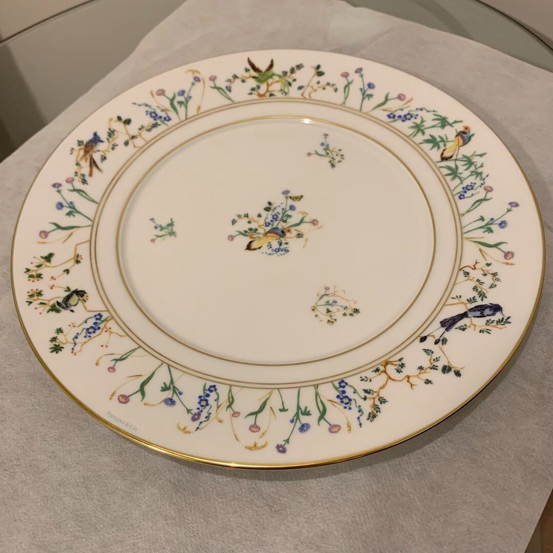 Tiffany & Co. 猫用食器 皿直径約12cm 新品未使用