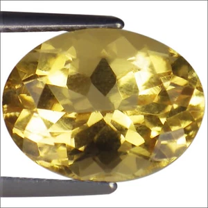 5.17 Ct Natural Citrine Gemstone Golden Yellow Color Oval Cut - Picture 1 of 2