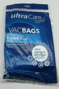 Ultra Care Eureka J Vacuum Bags Pack of 3 New Open Bag - Picture 1 of 2