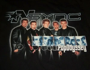 NSYNC Justin Timberlake - 2001 Popodyssey Shirt Mens Small - Picture 1 of 5