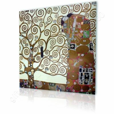 Árbol de la vida de Gustav Klimt | Lienzo (enrollado) | Arte de pared pintura obras de arte HD Foto 1 de 4