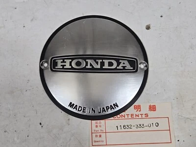 Cubierta del alternador del motor Honda NOS, 1972-1974 CB350F, 1975-1977 CB400F Foto 1 de 3