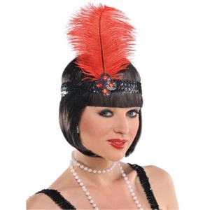 Gatsby Girl Roaring 20's Flapper Headpiece Headband - Picture 1 of 1