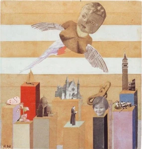 Guardian Angel Art Print – Hannah Höch – 1927 Dada Collage Surrealism Classic - Picture 1 of 2