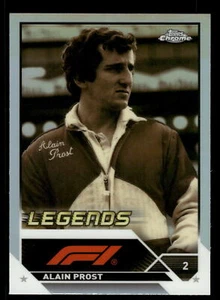 2023 Topps Chrome Formula 1 ALAIN PROST REFRACTOR LEGENDS #196 - Picture 1 of 2