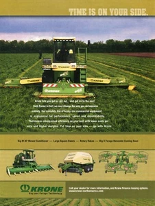 2004 Print Ad of Krone Big M Mower Conditioner, Square Baler, Big X Harvester - Picture 1 of 2