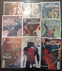 AGE OF APOCALYPSE #1-9 MARVEL COMICS 2012 LAPHAM DE LA TORRE **Bagged & Boarded* - Picture 1 of 1