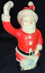 VINTAGE ASHLAND RUBBER TOYTIME - SANTA CLAUS SQUEAK TOY - Picture 1 of 9