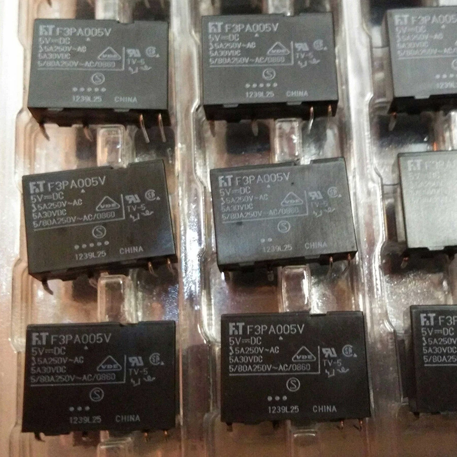 10Pcs Fujitsu FTR-F3PA005V Power Relay 4 Pins 5A 5VDC - Image 1 of 1