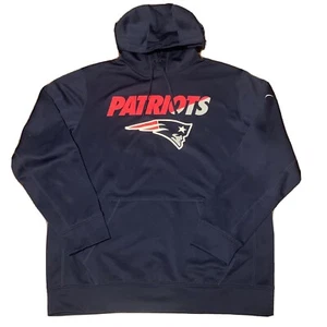 New England Patriots NFL Nike Therma Fit Staff Ko Navy Hoodie Sweatshirt Gr. Lg - Bild 1 von 8