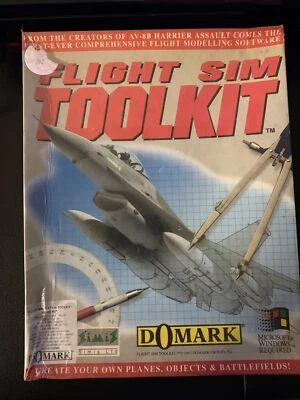 1993 Flight Sim Toolkit by Domark PC Game Combat Flight Simulator Builder - Image 1 of 4