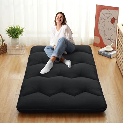 Japanese Futon Mattress, Full/Full/Queen Foldable Japanese Style Floor Mattress - Image 1 of 4