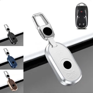 Alloy Leather Car Key Fob Case Cover For Buick Encore Envision GL6 OPEL Astra - Picture 1 of 11