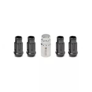 Monster Lug Locking Wheel Nuts M14x1.5 BLACK FITS: FK2 FK8 FL5- 33002B -UK STOCK - Picture 1 of 4