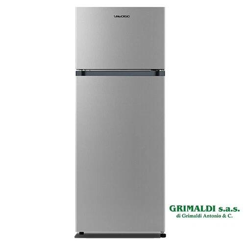 SANGIORGIO SD24SSE FRIGORIFERO DOPPIA PORTA STATICO CAPACITÀ 206L COLORE SILVER - Immagine 1 di 3