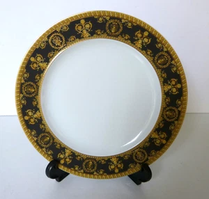 Versace Rosenthal Baroque Nero 8.75" Salad Plate With Box & COA - Picture 1 of 6