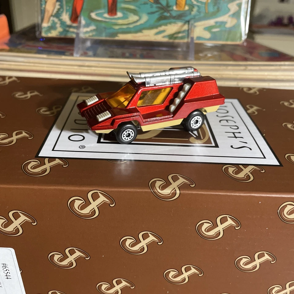 Винтажный 1975 Matchbox Superfast No. 68 Cosmobile красный металлик Англии "очень изящный" - Изображение 1 из 4