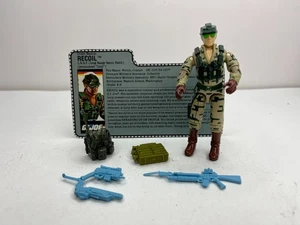 VINTAGE HASBRO 1989 G.I JOE COBRA LOSE ACTIONFIGUR RECOIL 100% KOMPLETT - Bild 1 von 8