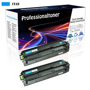 Cartucho de tóner cian 2PK CLT-C504 compatible con Samsung SL-C1810W SL-C1860FW CLP-475 - Imagen 1 de 4