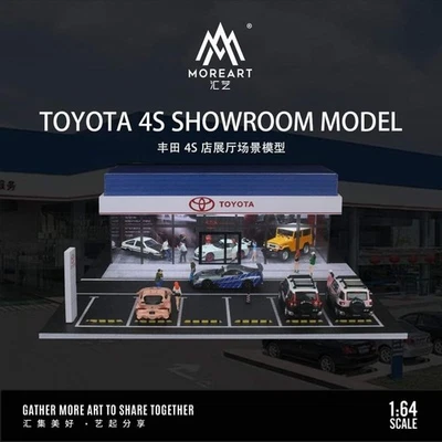 MoreArt 1/64 Toyota Showroom Diorama - LED Lighting - Image 1 of 4