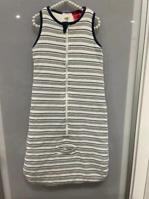 PUREBABY - Thick Striped Sleeping Bag Sz 6-12 Months - EUC - image 1 of 4