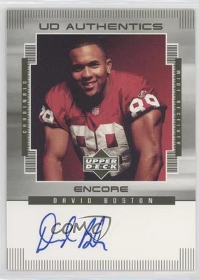 1999 Upper Deck Encore UD Authentics David Boston #DB Rookie Auto RC - Image 1 of 2