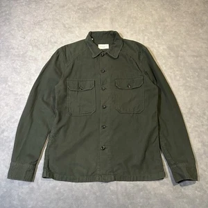 Sandro Paris Shirt Mens XL Green Utility Pockets Made In Portugal - Picture 1 of 8