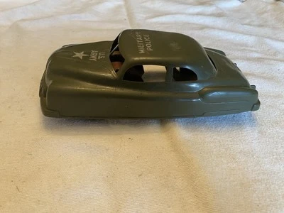 Vintage Marx Military Police Friction Plastic Toy Car - Image 1 of 4