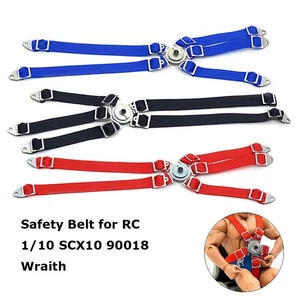 DIY Kit Sitz Stuhl Metall Lenkung & Sicherheitsgurt Rad für Axial Wraith RC Auto - Bild 1 von 15