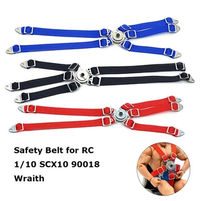 DIY Kit Sitz Stuhl Metall Lenkung & Sicherheitsgurt Rad für Axial Wraith RC Auto - Bild 1 von 4