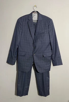 Traje de hombre Todd Snyder Mayfair Fit patrón a cuadros azul marino talla 42R Foto 1 de 4