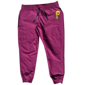 Carhartt Scrubs Damen Cargo Jogginghose weinrot Gr. 2XL (C51113) - Bild 1 von 8