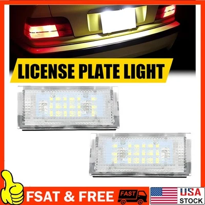 Светодиодный фонарь для номерного знака для BMW E46 323i 328i 325i 330i 325xi 330xi Canbus - Изображение 1 из 4