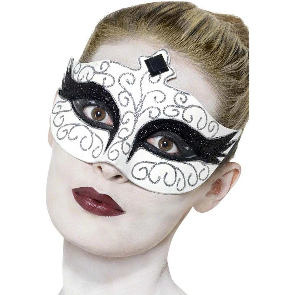 Gothic Swan Eyemask Costume Mask Adult Halloween - Image 1 of 1