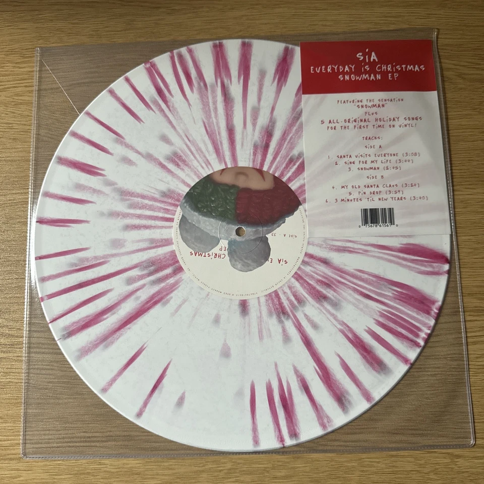 Sia  - Everyday is Christmas Snowman E.P. - 12"  Picture Disc  Vinyl Album -New! - Image 1 of 1