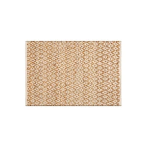 Jute Baumwollteppich 2x3 Fuß (24x36 Zoll) - handgewebt von erfahrenen Handwerkern, für... - Bild 1 von 8
