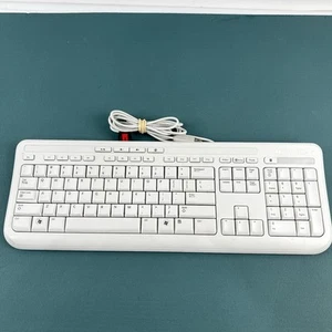 Microsoft Wired Keyboard 600 Model 1366 White USB - Picture 1 of 6