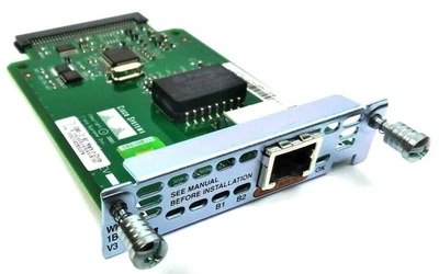 Cisco 1841 T1 Router 1-Port ISDN Wan Interface Card Genuine WIC-1B-S/T-V3 - Image 1 of 4