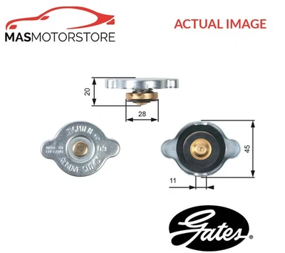 COOLANT EXPANSION TANK CAP GATES RC124 FOR HONDA CIVIC MK IV,CIVIC MK V,CIVIC II - Image 1 of 4