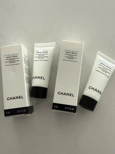 CHANEl Hydra Beauty Micro Cream 5ml/ Hydra Beauty Micro Serum 5ml NIB Sample - Picture 1 of 4