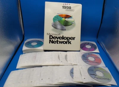 MSDN Software 73 CD's of Microsoft Development software 1998 Win98, Win95 NT4 VS - Image 1 of 3