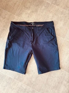 Kangol Men's Navy Blue Chino Shorts 3XL Cotton Big & Tall - Picture 1 of 5