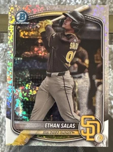 2025 Bowman Chrome Ethan Salas Mini Diamond Refractor Padres 💎💎💎 - Picture 1 of 2