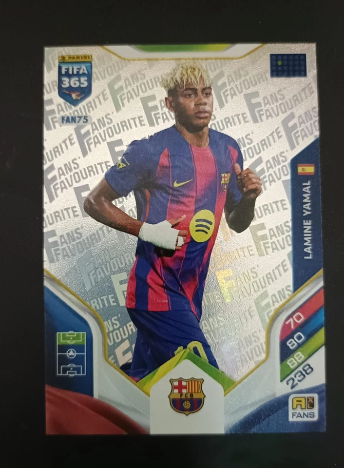 FIFA 365 Fans Favourite 2026 a elegi Panini Lamine Yamal FAN Kylian Mbappé Messi - Imagen 1 de 1
