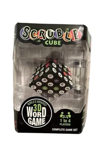 SCRUBLE CUBE 3D Word Game Improve Cognition Word Scramble NEW - Picture 1 of 2