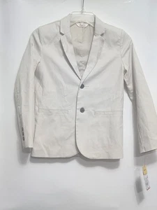 Boys Dobby Blazer light beige Cat & Jack Size 8 - Picture 1 of 11