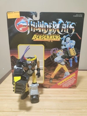 Tarjeta y martillo Berserkers Thundercats 1986 LJN de colección Foto 1 de 4