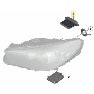 2010-2017 BMW 520i F10 Xenon Headlight Driver Module Used OEM 63117316217 - Picture 1 of 11