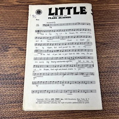 Little Skipper Skinner 1939 Orchestra Arrangement See Description For Included - Image 1 of 4