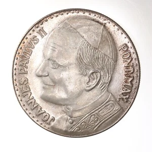 1983 Vatican City Token Raw Pope Ioannes Paulus II Rev Maria Czestochowa - Picture 1 of 2